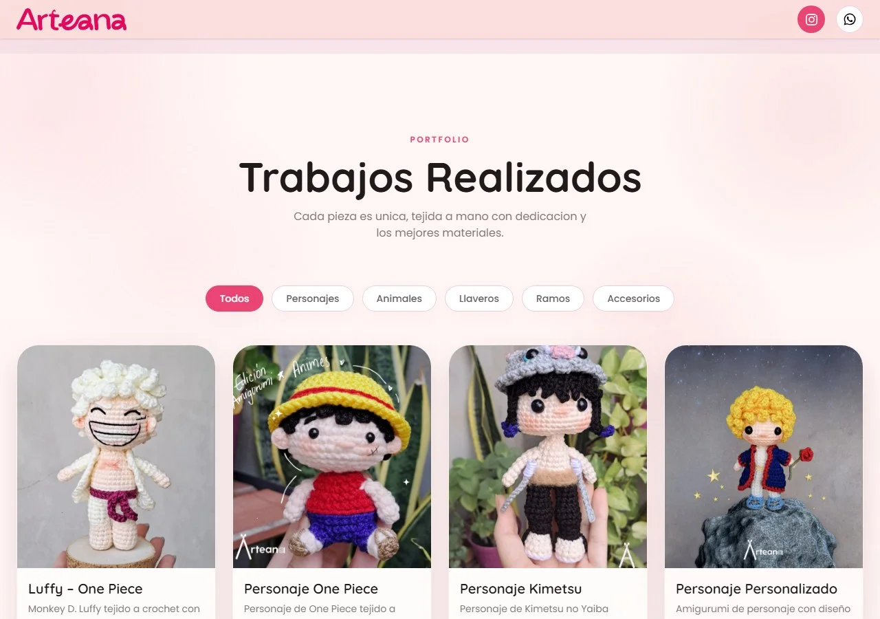 Arteana Crochet captura 3