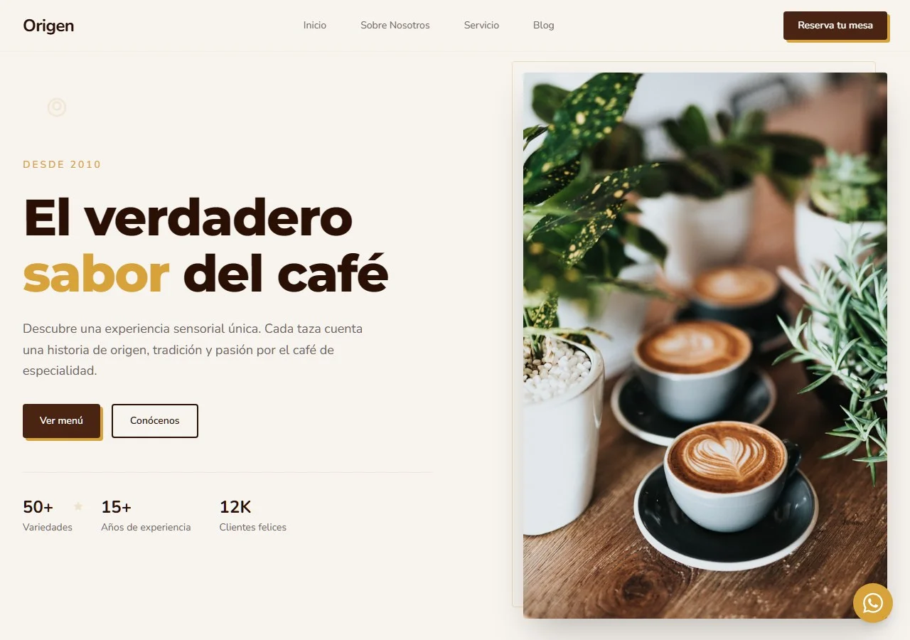 Cafetería Origen