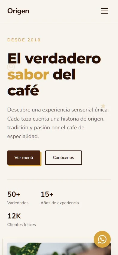 Cafetería Origen captura 5